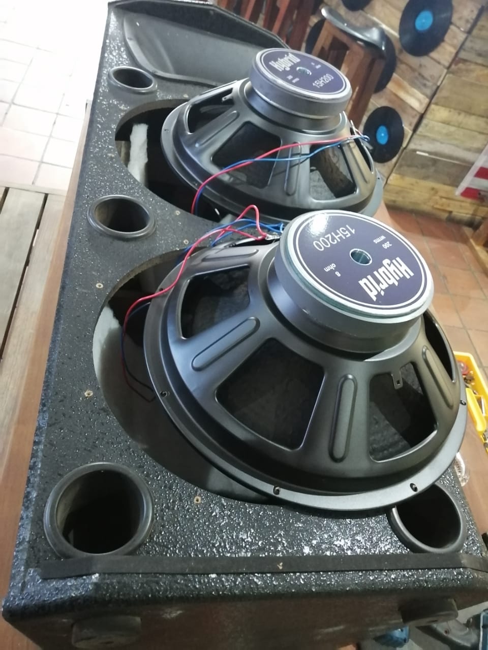 Faulty 215 (Double 15 Speakers) with Blown Woofers and X-Overs