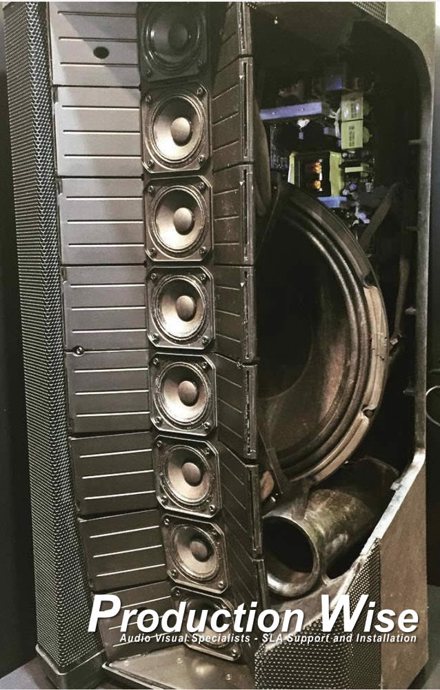 BOSE F1 Repair - Blown 12"Bass Speaker and Amplifier/s - Lightning Strike