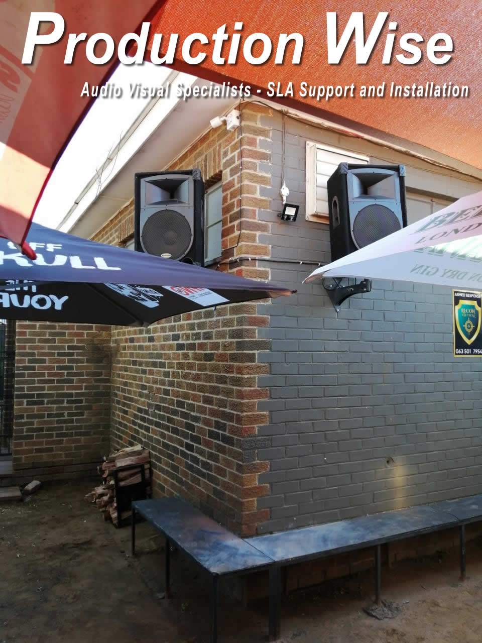 Club Bar and Sport Venues Outside Sound Installation