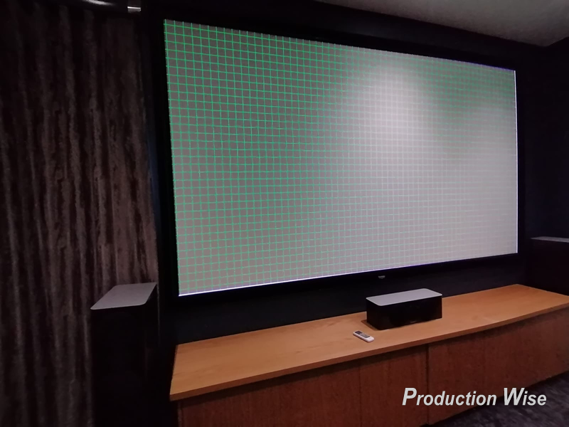 Grandviev Projector Screens - Large Venue Install, Fixed Frame, Fast Fold