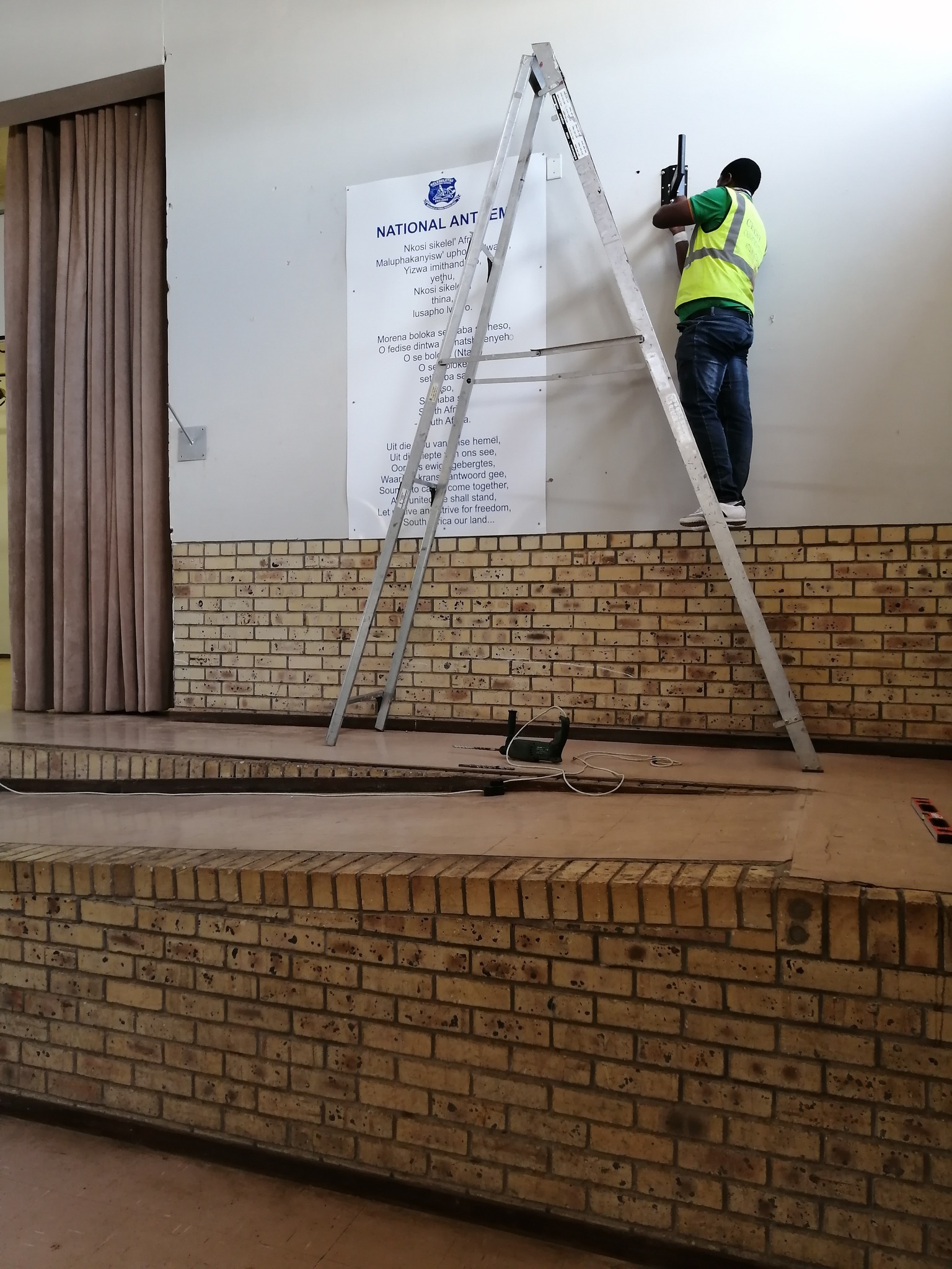 School Hall Sound and Projector Installation - Phase4 Bloemfontein