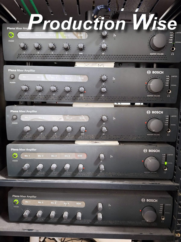 Bosch Plena 100V 240W Public Address Amplifiers