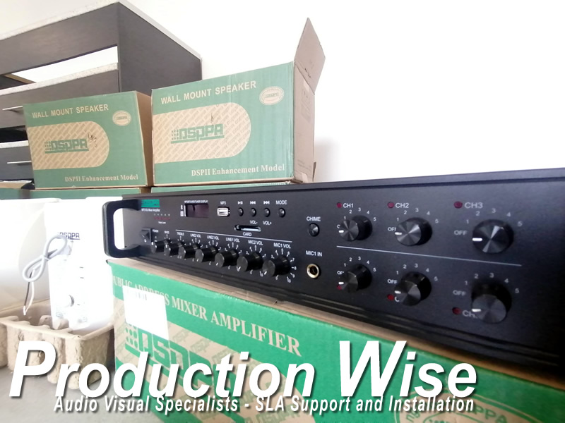 DSPPA MP610 100V Public Address Amplifier with Bluetooth FM Tuner