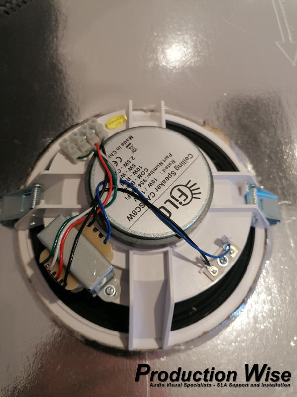 Filo 8Watt Ceiling Mounted Speaker made for retail stores