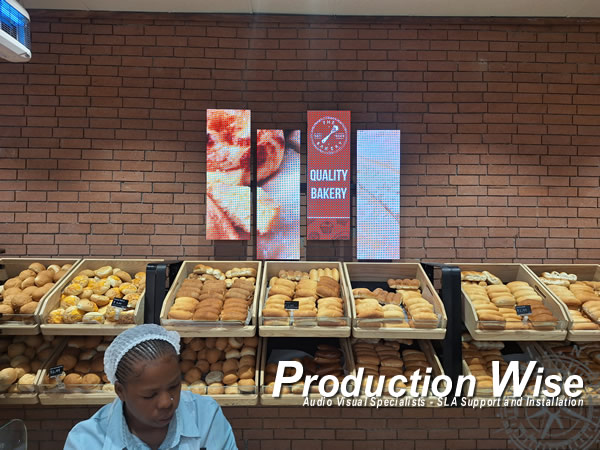 LED Wall Display - Retail Store