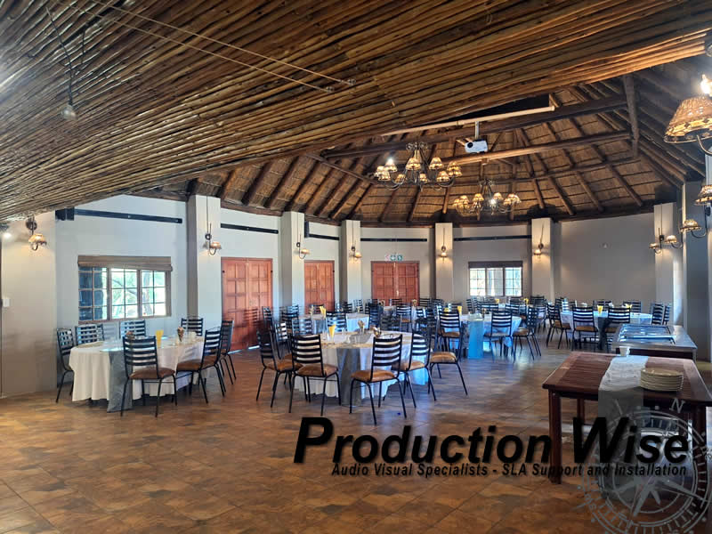 Large Conference Venue Sound and Projectors