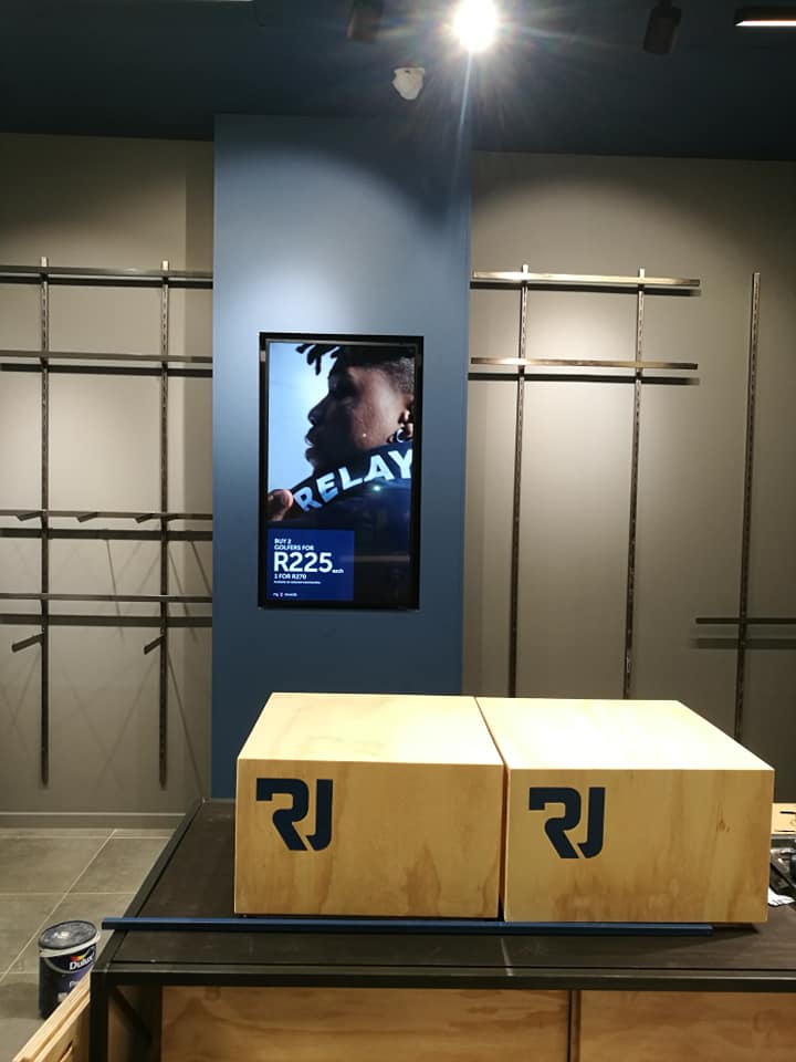 Digital Display Board - LG - Installed in a Retail Rollout - Botshabelo